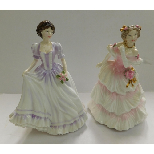 212 - Two - Royal Doulton figures - Suzanne & Joy - no damage