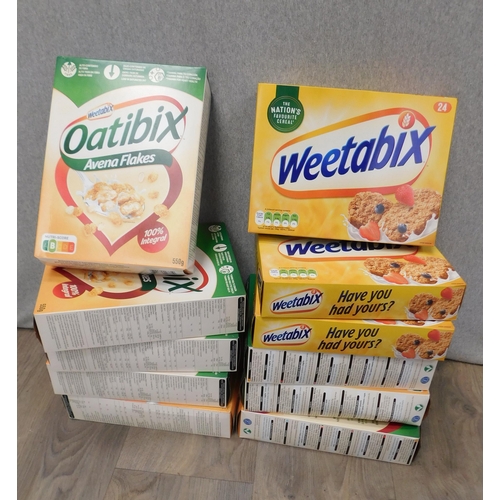 603 - 3 new boxes of Weetabix BB 10/23, Oatibix, Avena flakes BB 02/23