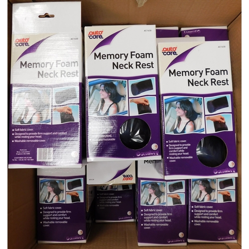 605 - Job lot of 18 memory foam neck rests - new