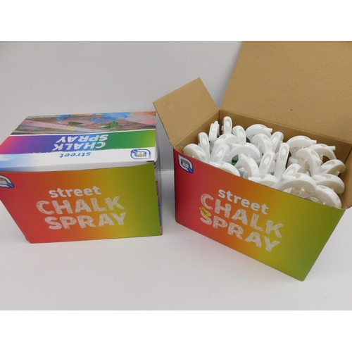 630 - 2 Boxes of 24 street chalk sprays