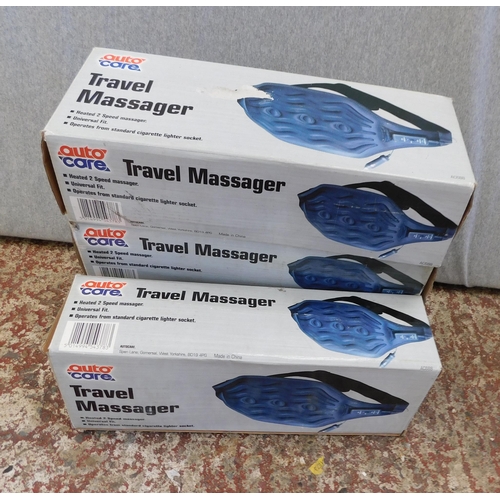 706 - 4x Boxed travel massagers