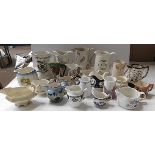 204 - Large selection of jugs