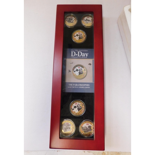 106 - 70th Anniversary D Day - Commemorative coin collection in display box