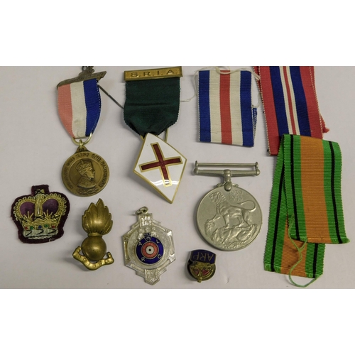 11 - Mixed - Antique & Vintage/medals badges & ribbons - including WWII era