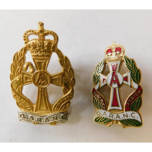 113 - Royal Army Nursing Corps - cap & pin badge