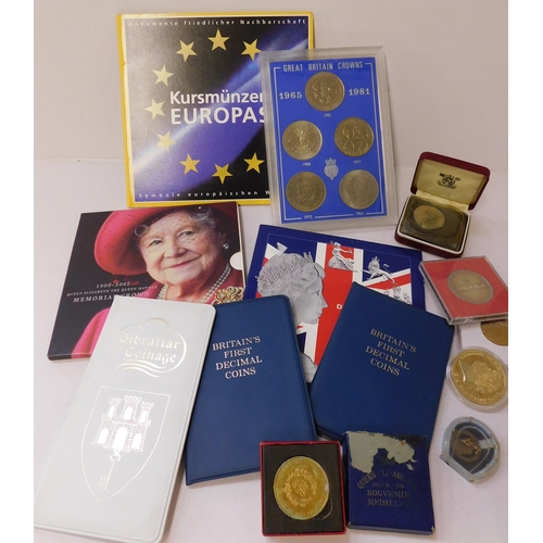 115 - Mixed - UK & European coins & sets