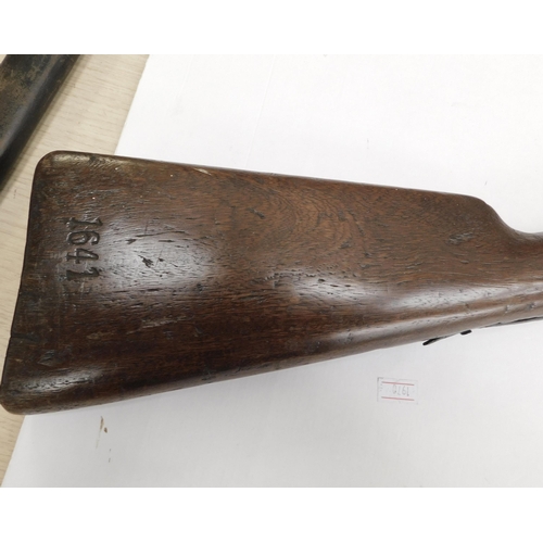 48 - Antique - Percussion rifle/marked 1641