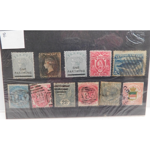 104 - Antique Victorian era - Commonwealth stamps