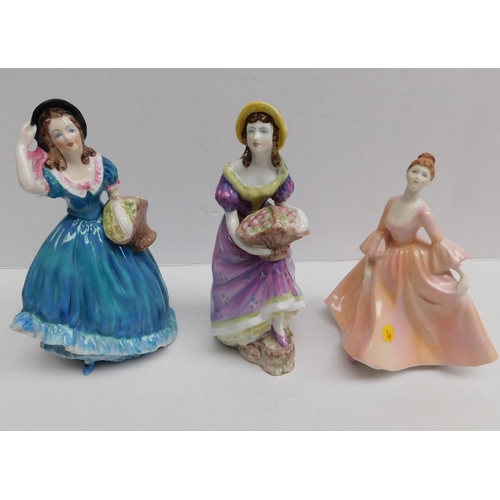 107 - Three - Coalport figures Jennifer Jane/Breeze & unnamed