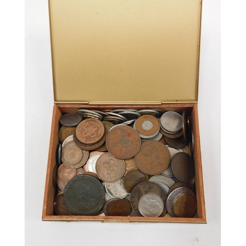 130a - Mixed - British & World coins