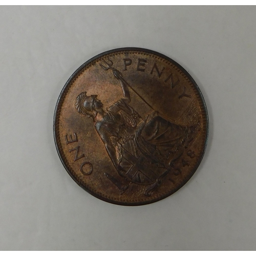 136A - 1948 dated - One Pence coin