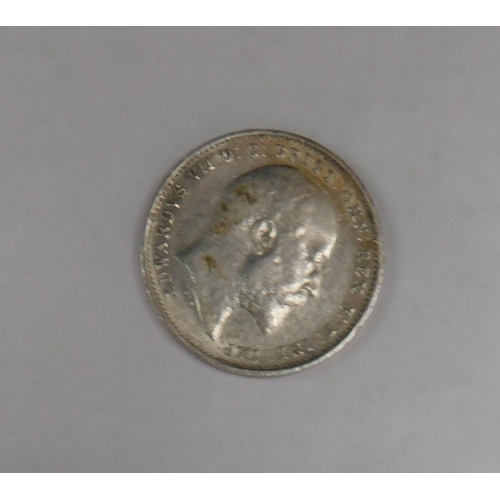 140 - 1906 dated - Silver Three Pence coin