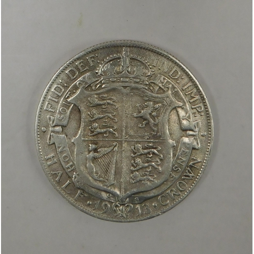 143A - 1913 dated - Half Crown coin