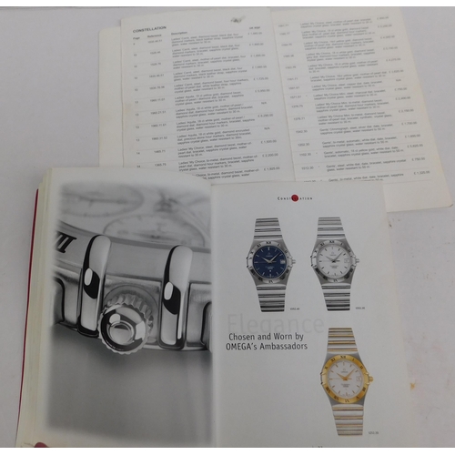 15 - World of Omega - watch book & Omega booklet