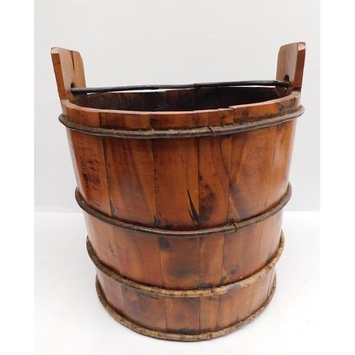 50 - Wooden - water pail