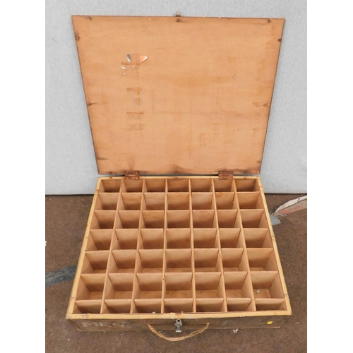 549 - Large vintage wooden divider box