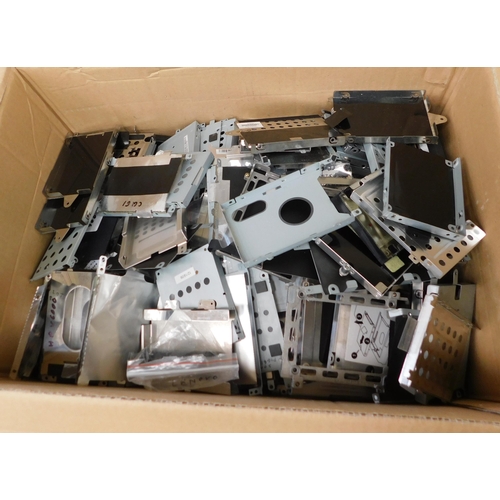 595 - Box of laptop hard drive caddies