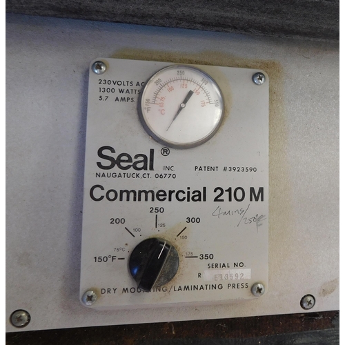 760 - Seal commercial 210M laminator & rolls w/o
