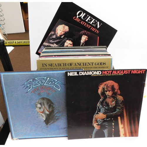 8 - Vintage LPs including - The Eagles/Neil Diamond & Queen