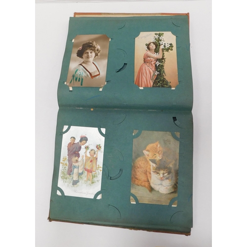 87A - Vintage - postcard album