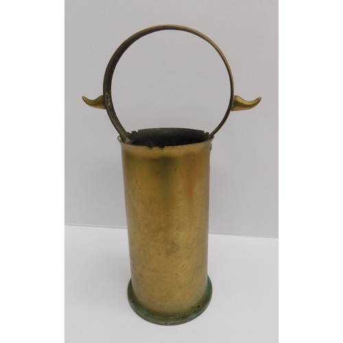 13 - Trench art - shell case/container