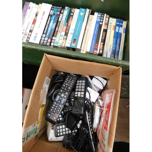 273 - Mixed items - including DVDs/remotes/phones & plugs - 
£1 start - all proceeds go to Bradford Nights... 