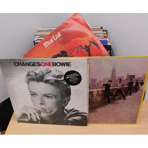 27A - 1980s era albums - including David Bowie/Blondie & Meatloaf