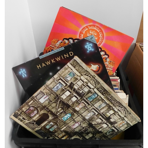 40 - Vinyl records including - Led Zeppelin/Jimi Hendrix/The Beatles/Hawkwind & Motorhead