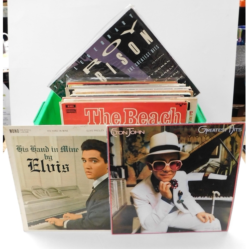 41A - 1960s & 70s era LPs - including Elvis Preley & Elton John