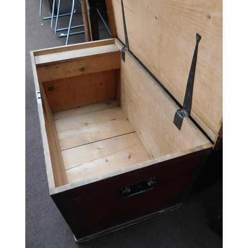 650 - Vintage trunk/bedding box