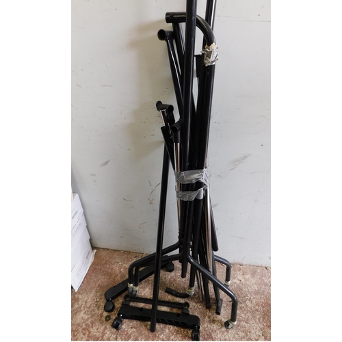 797 - Heavy duty clothes rail and 1 other - requires assembly