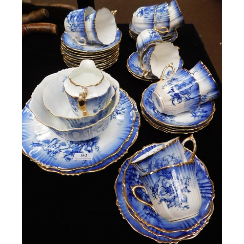 94 - Blue & white ceramics - English China