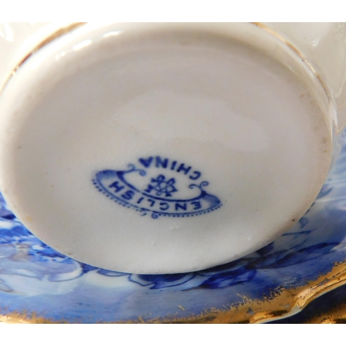 94 - Blue & white ceramics - English China