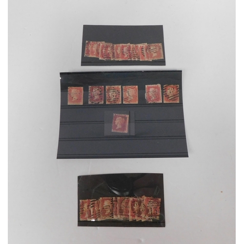 97 - Antique Victorian - Penny Red stamps