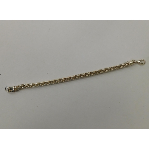 98 - Silver - rope link bracelet