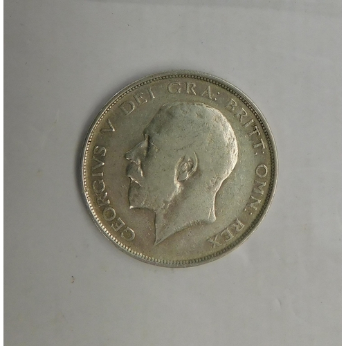 126 - Antique George V - 1912 dated - Half Crown coin