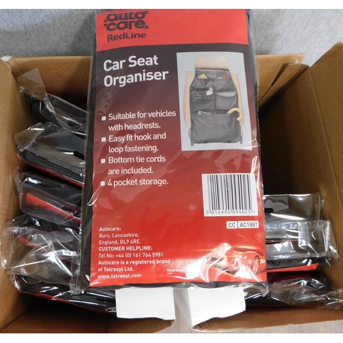 512 - Selection of 8 autocare car seat organisers