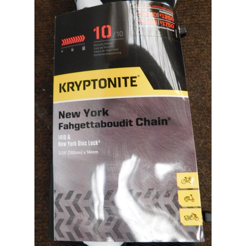 529 - New & unused Kryptonite motor bike chain