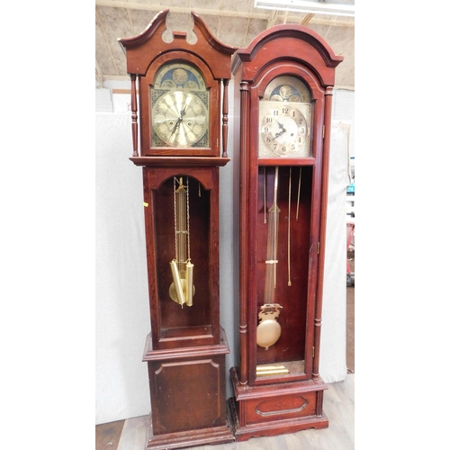 576 - 2x Grandfather clocks-as seen