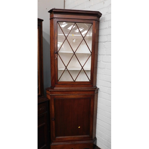 588 - Georgian corner display cabinet