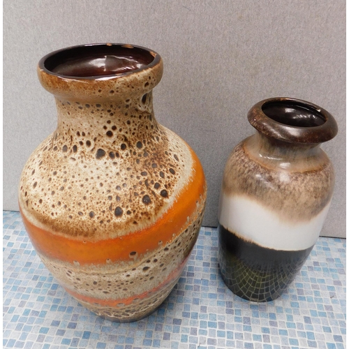 703 - 2 West German vases