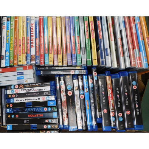 826 - Box of DVDs incl. Game of Thrones set etc.