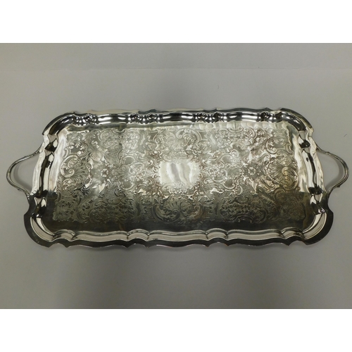 13 - Silver plated - tray on copper