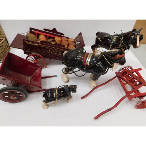 27 - Horse & cart figures