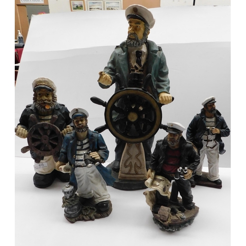 28 - Resin - sailor figures