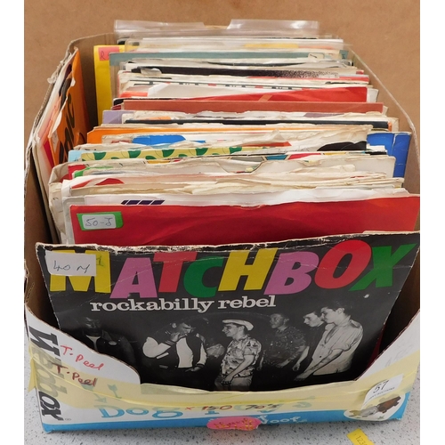 57 - Approximately 150 - mixed singles - including 1970s era artists