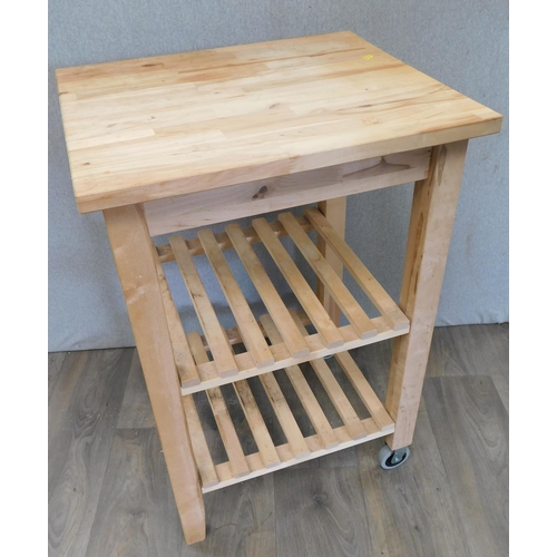 644 - Butchers block/ kitchen island