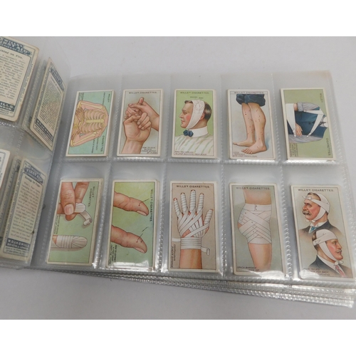 183 - Forty - pages of mixed cigarette cards