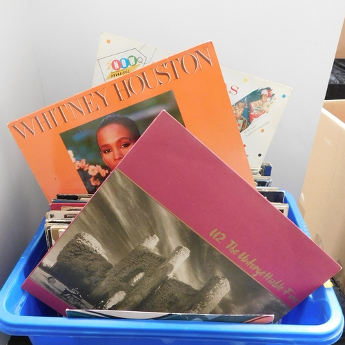 9 - LP records - including 1980s era artists