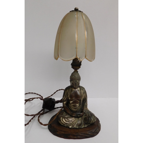 50 - Vintage - Buddha - figural/table lamp